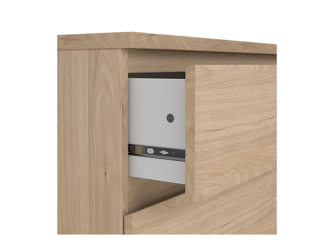 Naia Kommode 3 Schubladen Eichen-Dekor.