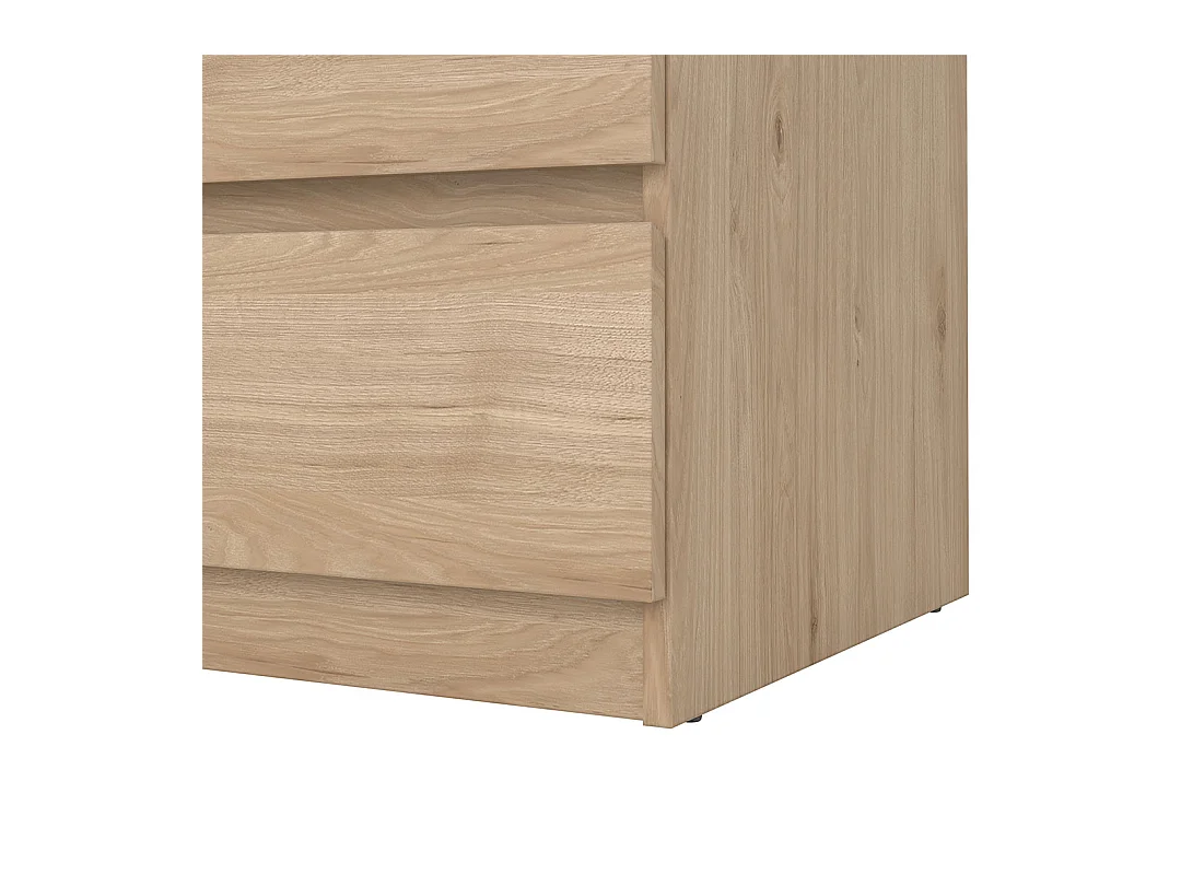 Naia Kommode 3 Schubladen Eichen-Dekor.