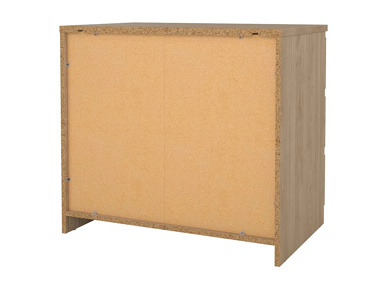 Cassettiera Naia a 3 cassetti, decoro rovere.