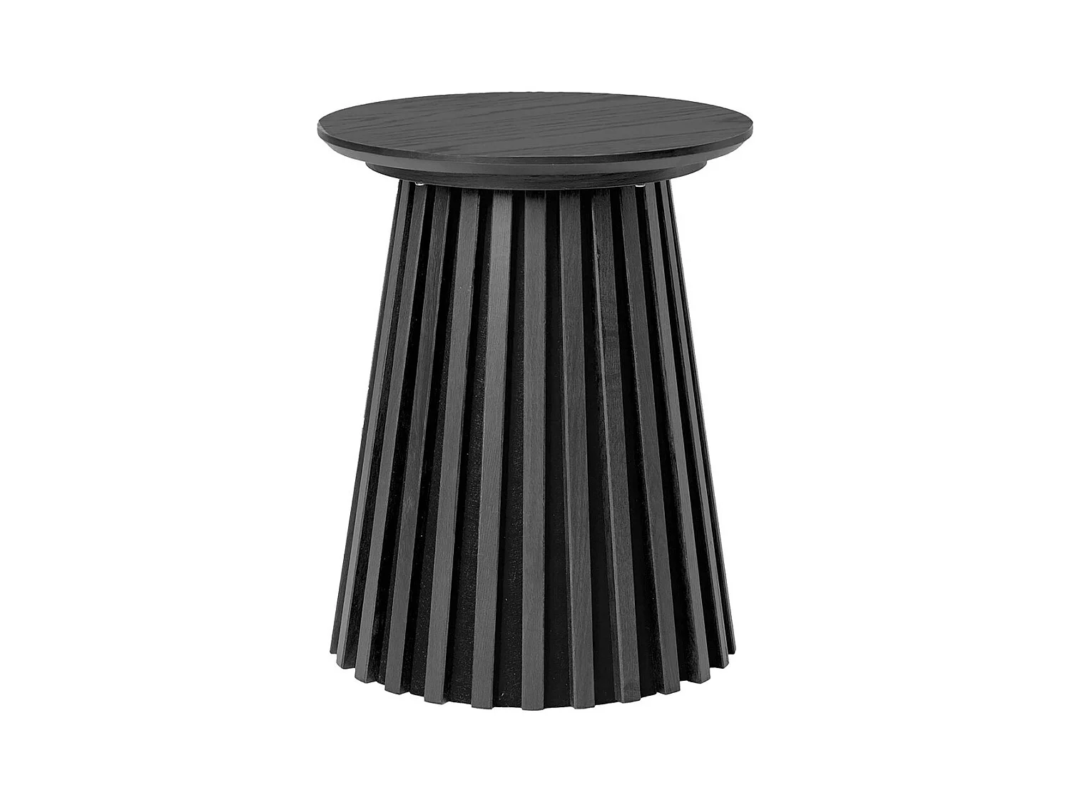 Osaka table d'angle Ø40cm noire.