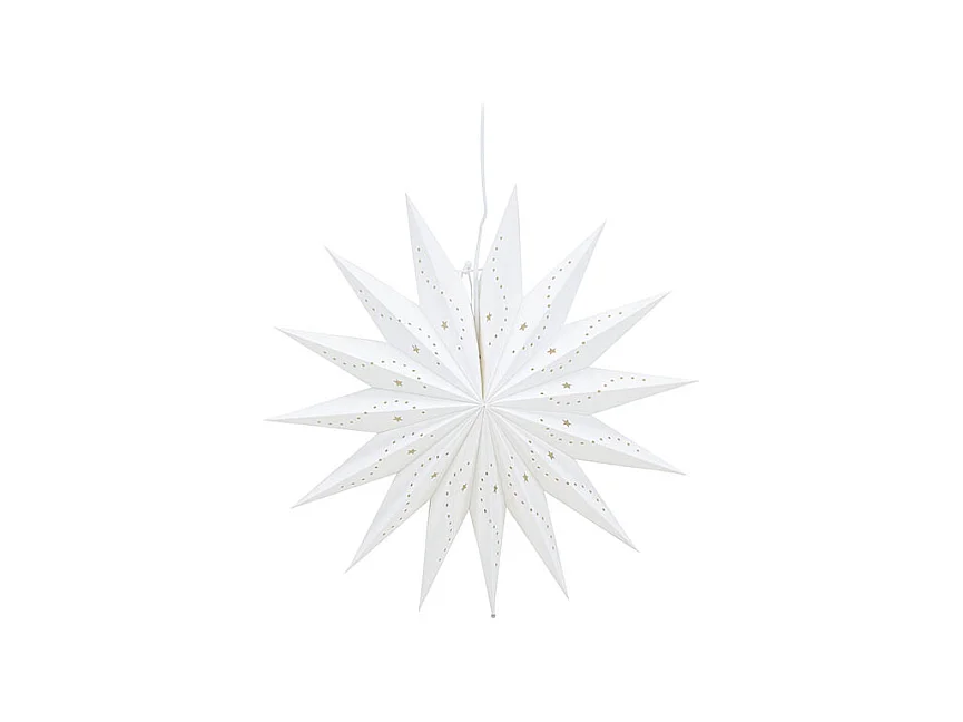 Lampe Suspension Déco "Lindvallen" 51cm Blanc