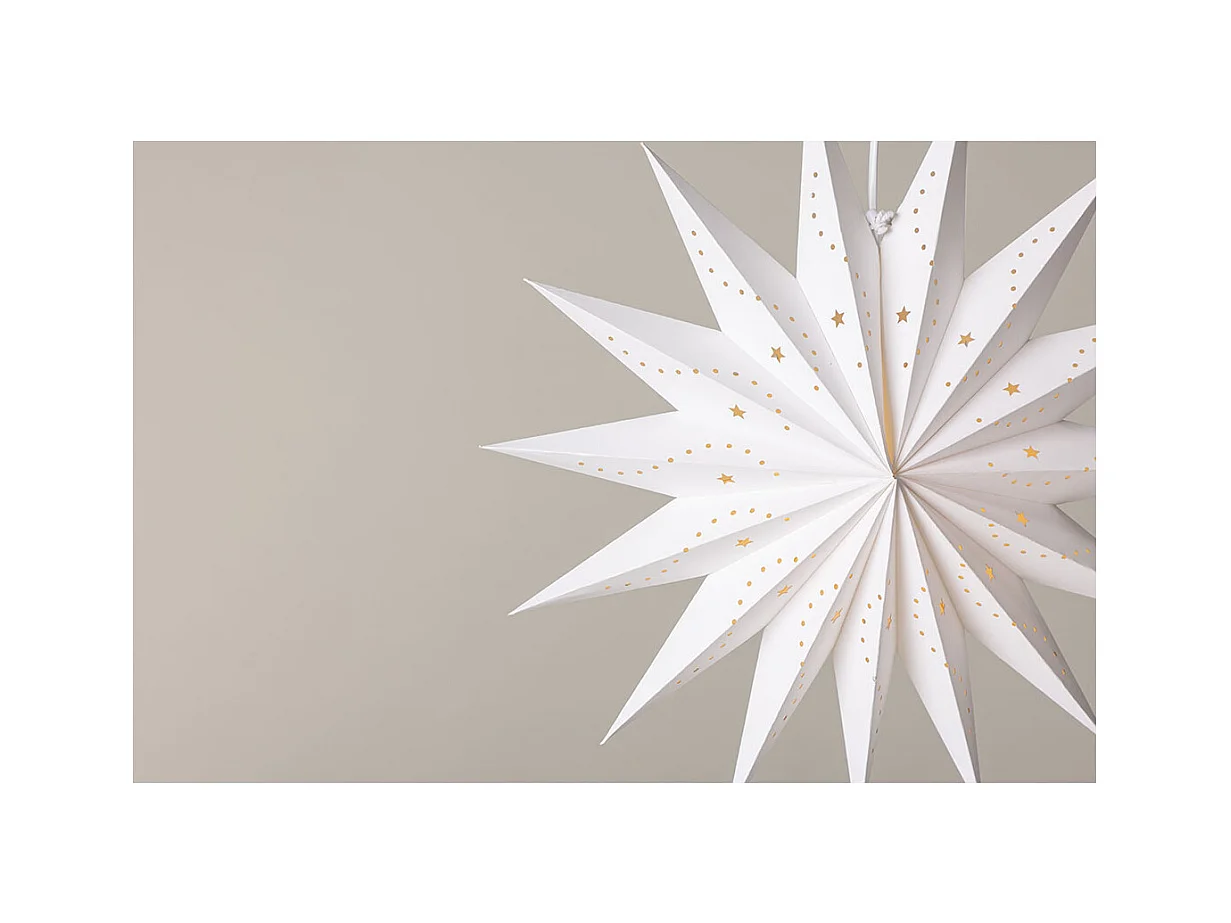 Lampe Suspension Déco "Lindvallen" 51cm Blanc