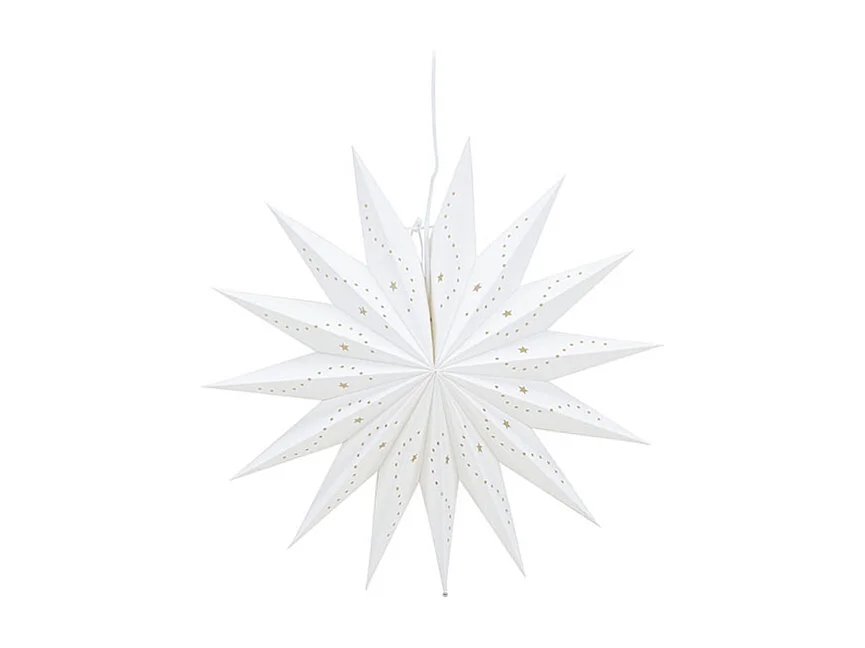 Lampe Suspension Déco "Lindvallen" 51cm Blanc