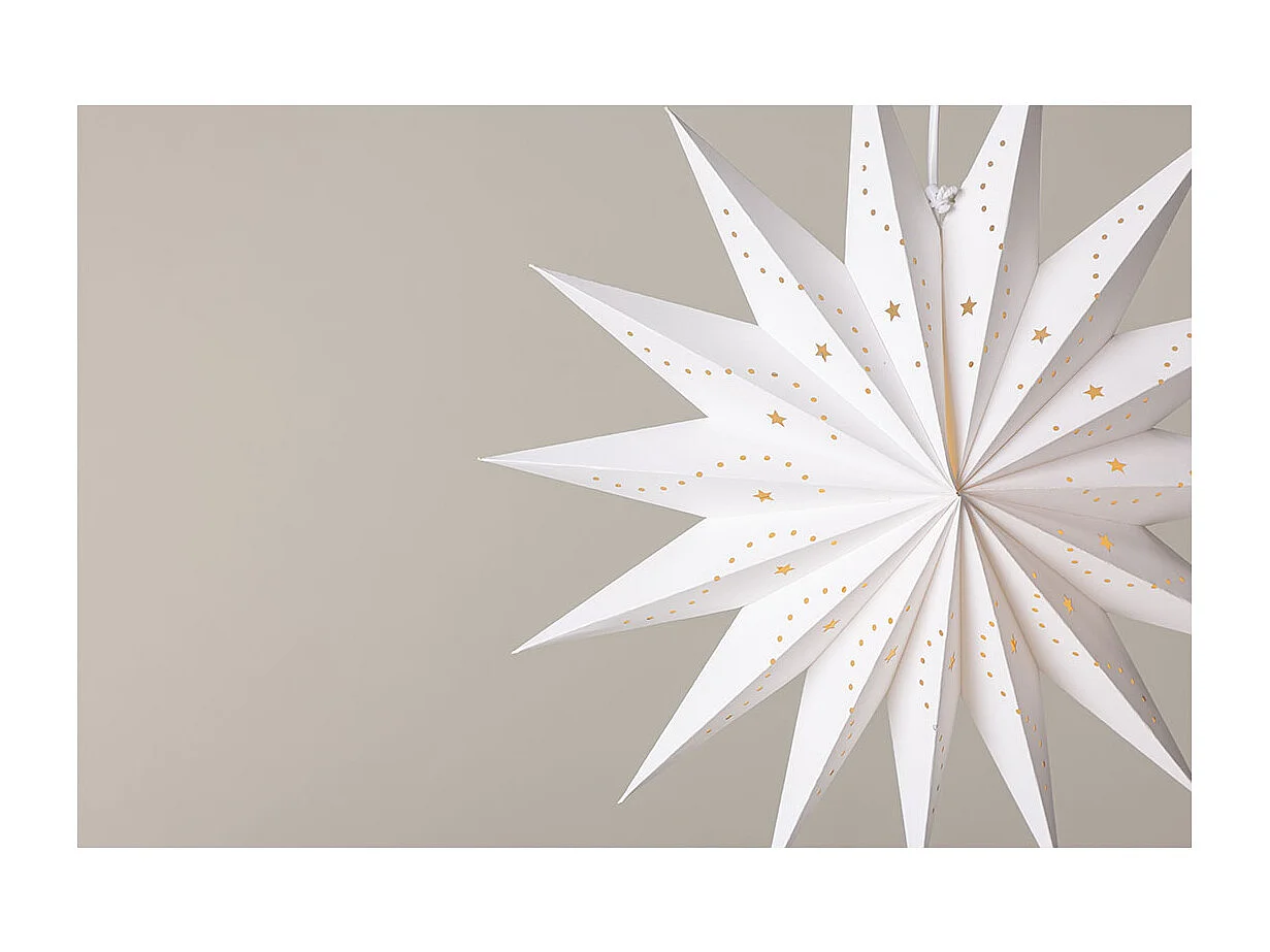 Lampe Suspension Déco "Lindvallen" 51cm Blanc