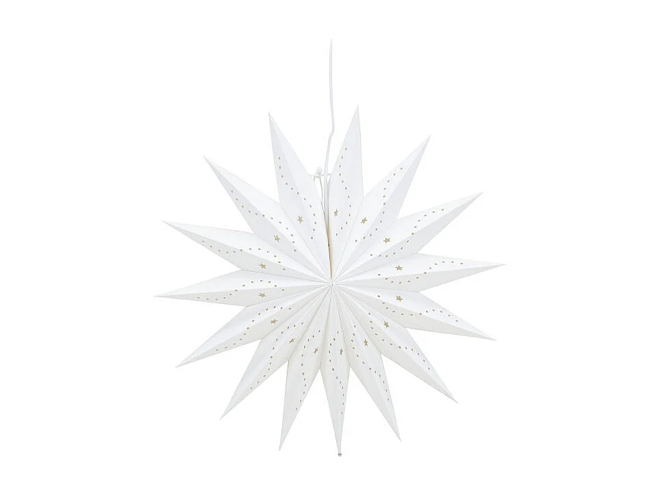 Lampe Suspension Déco "Lindvallen" 51cm Blanc