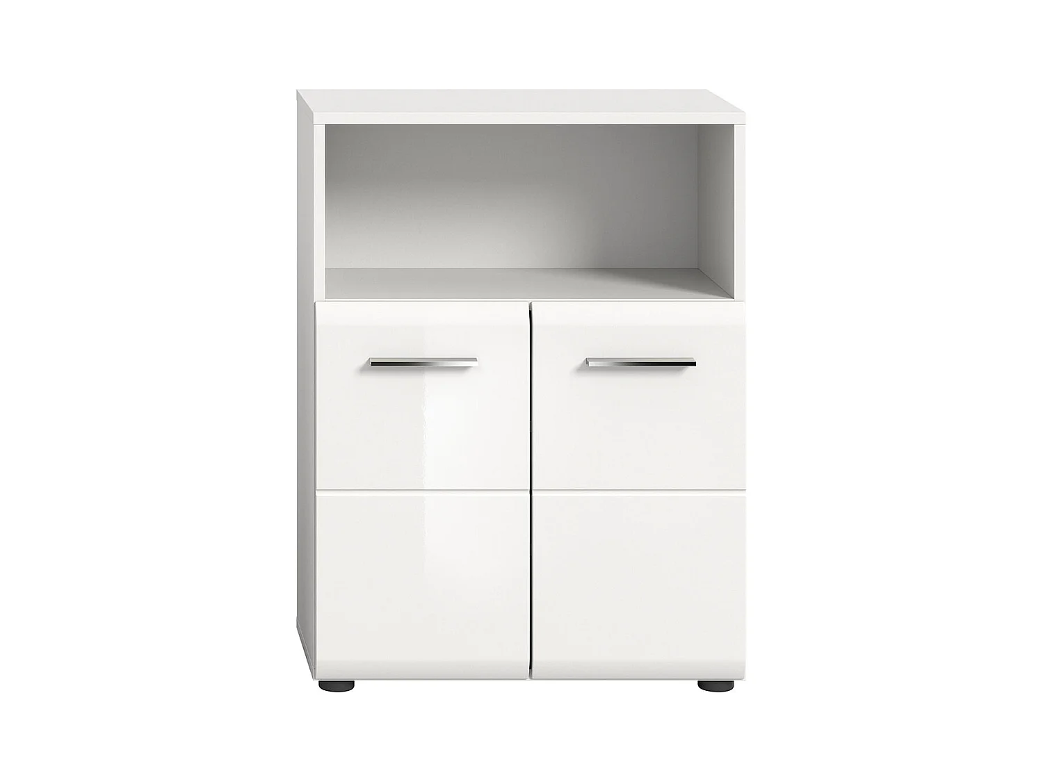 Bañera de hielo 2 puertas 1 compartimento blanco alto brillo.