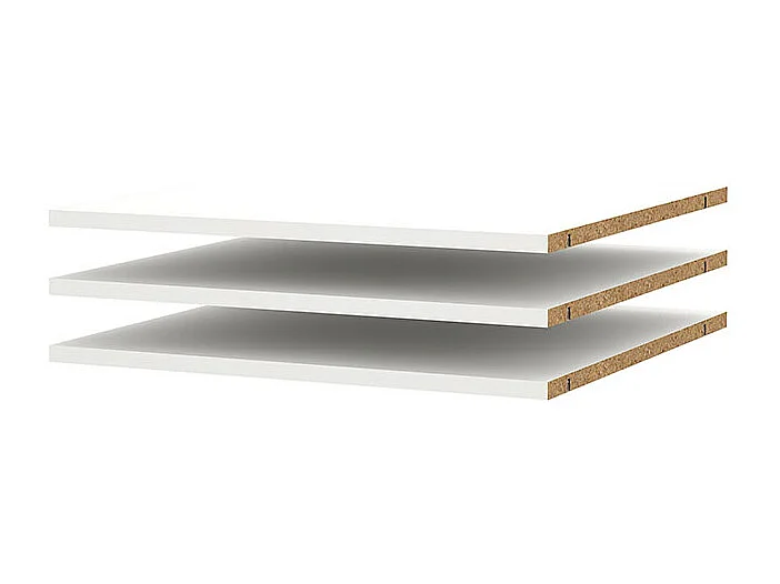 Armadio Catania 3 ripiani da 57cm a 120cm bianco