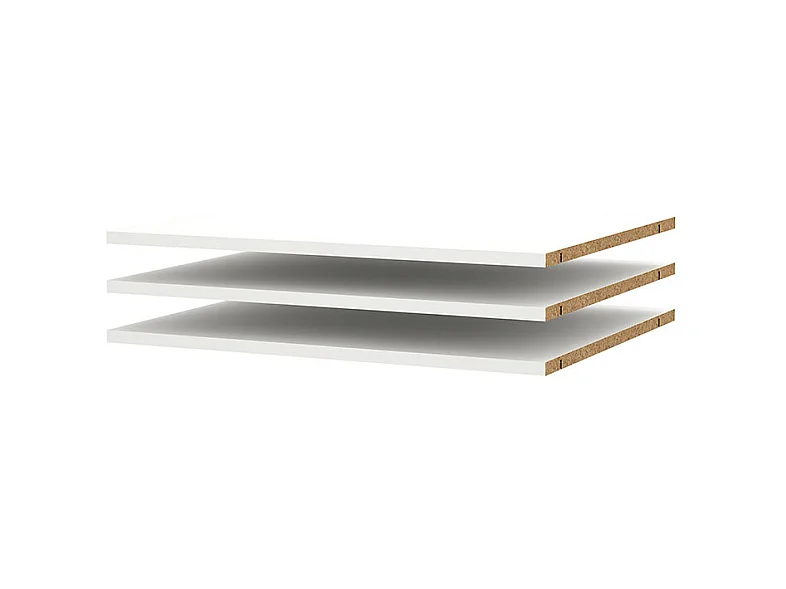 Armadio Catania 3 ripiani da 67cm a 140cm bianco