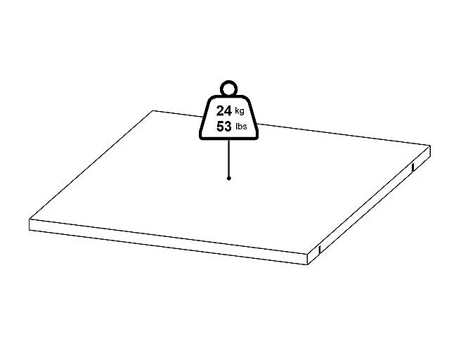 Armadio Catania 3 ripiani da 71,25 cm a 240 cm bianco