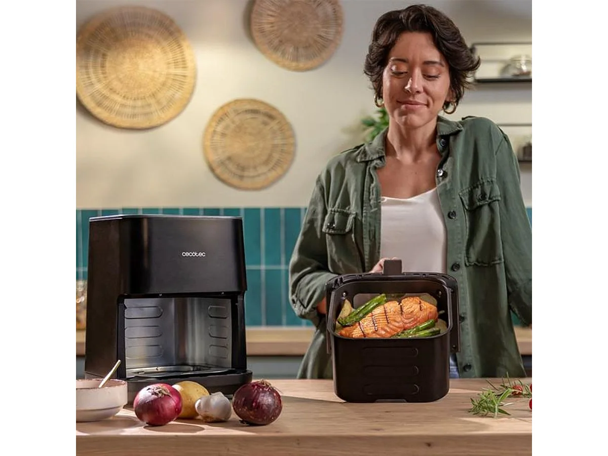 Cecotec Freidora sin aceite Cecofry&Grill Duoheat 4000