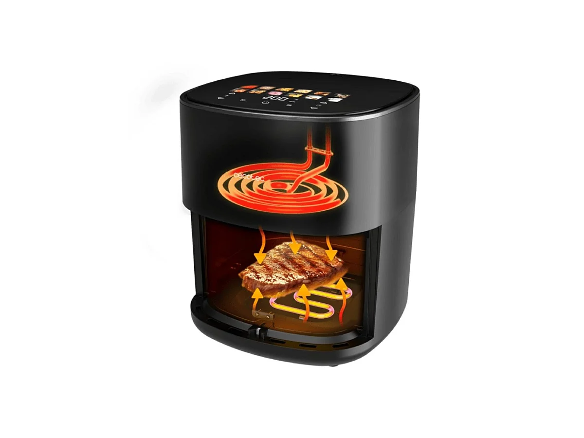 Cecotec Friggitrice ad aria Cecofry&Grill Duoheat 6500
