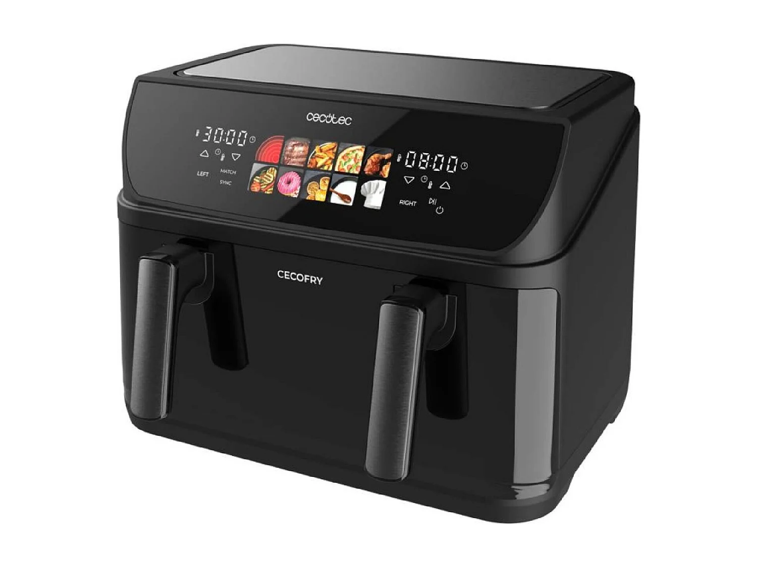 Cecotec Freidora sin aceite Cecofry&Grill Duoheat 10000