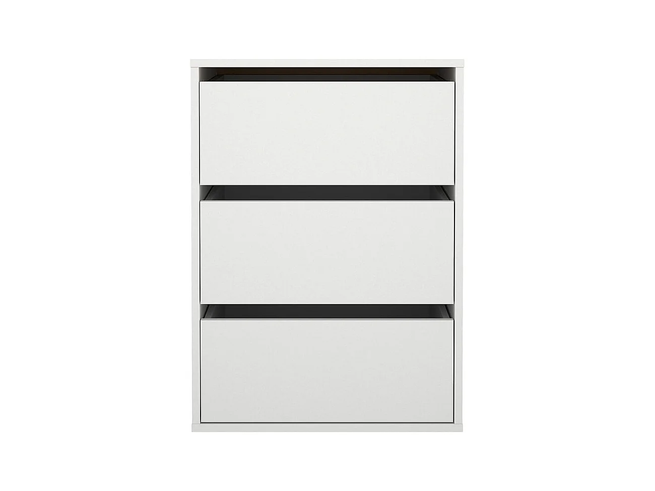 Catania cassetto estraibile 3 cassetti 51cm a 140cm armadio bianco