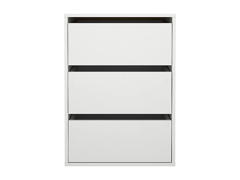 Catania cassetto estraibile 3 cassetti 51cm a 140cm armadio bianco