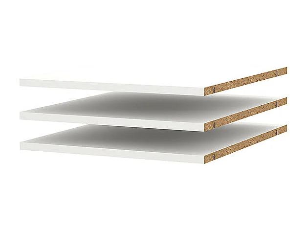 Armadio Catania 3 ripiani da 47cm a 240cm bianco