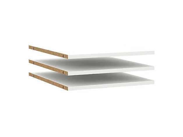 Armadio Catania 3 ripiani da 47cm a 240cm bianco