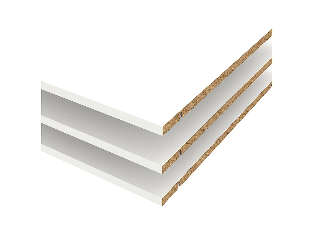 Armadio Catania 3 ripiani da 47cm a 240cm bianco