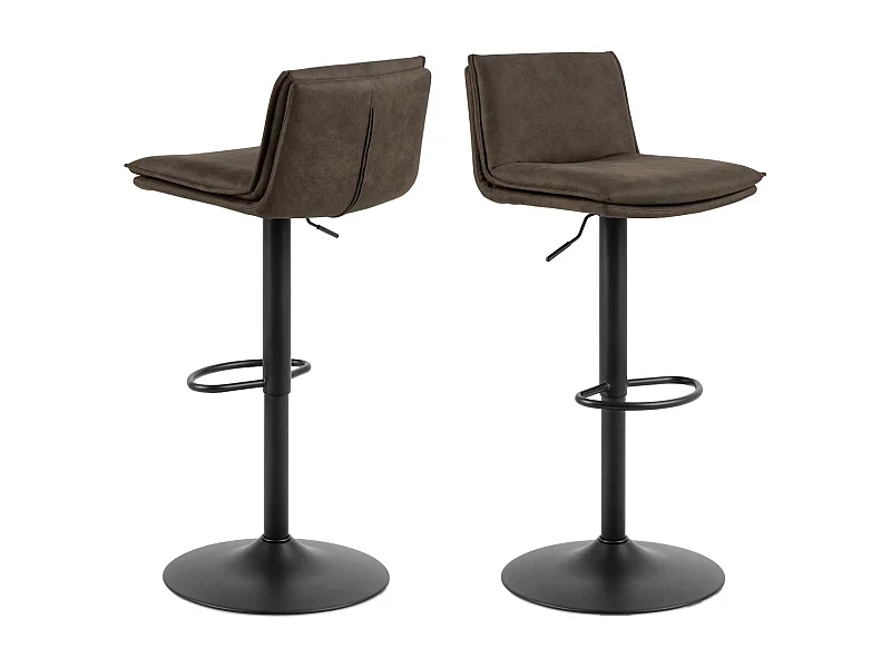 Sgabello da bar Flynn grigio.