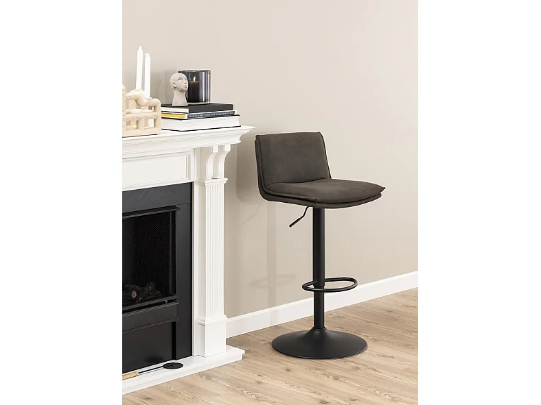 Flynn tabouret de bar gris.