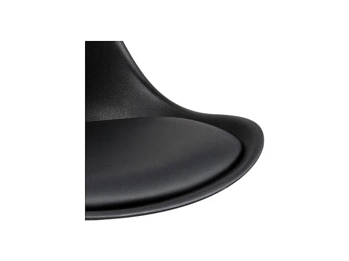 Dima tabouret de bar PU cuir noir.