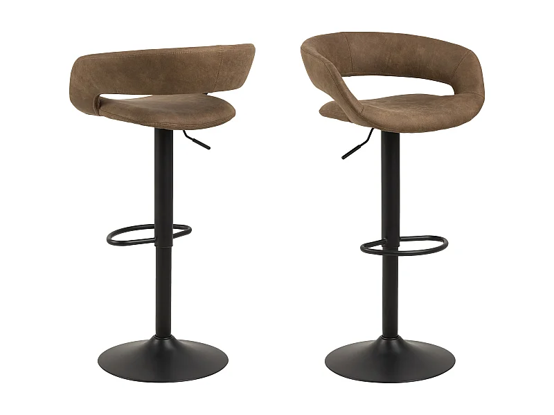 Grace barstoel bruin.