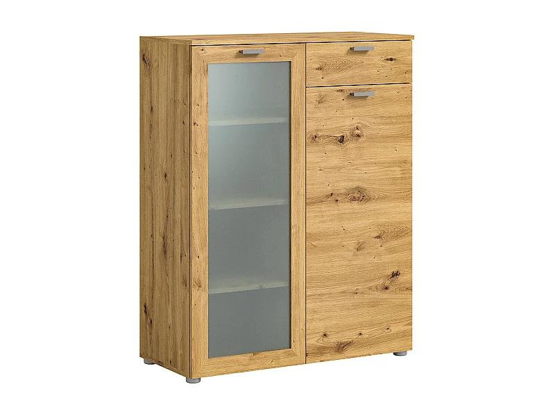 Xeno Sideboard 1 Schublade 2 Türen Eiche Dekor.