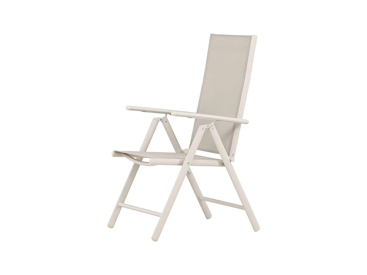 Break chaise de jardin chaise longue beige.