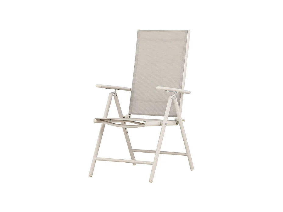 Sedia da giardino Break, posizione sole beige.