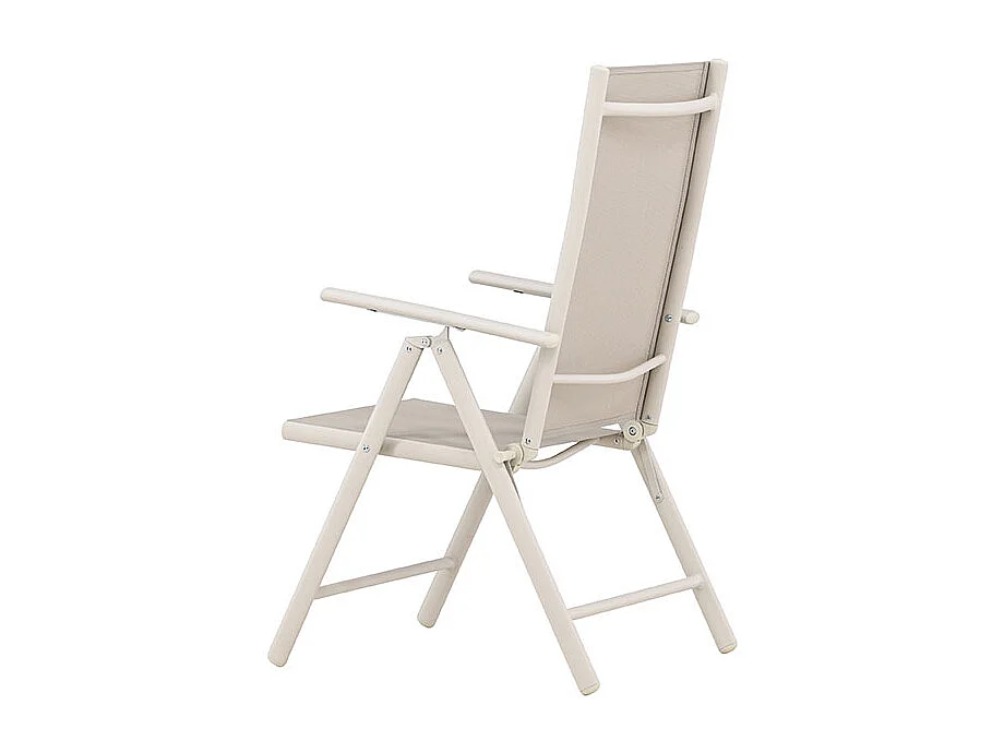 Silla de jardín Break, posición sol beige.