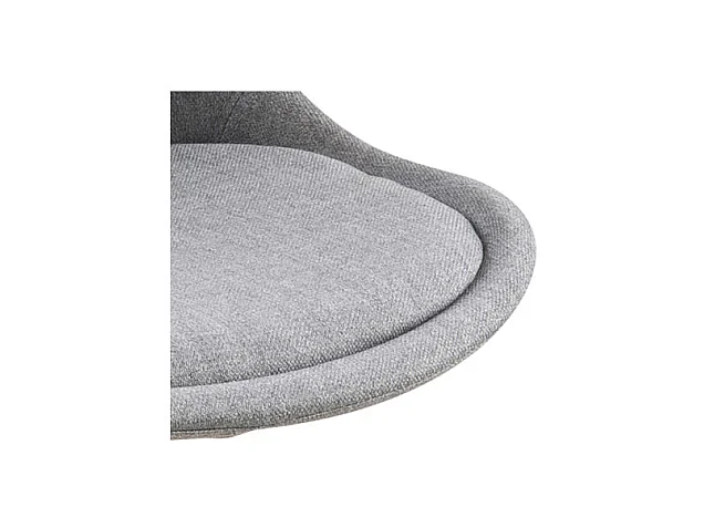 Dima tabouret de bar tissu gris.