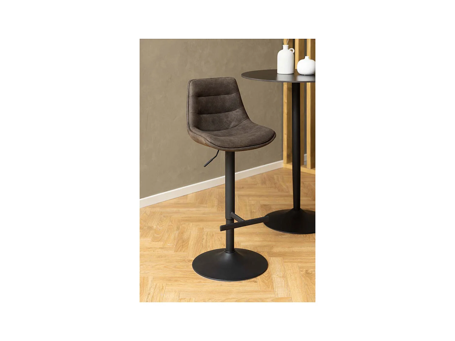 Adisa tabouret de bar gris.