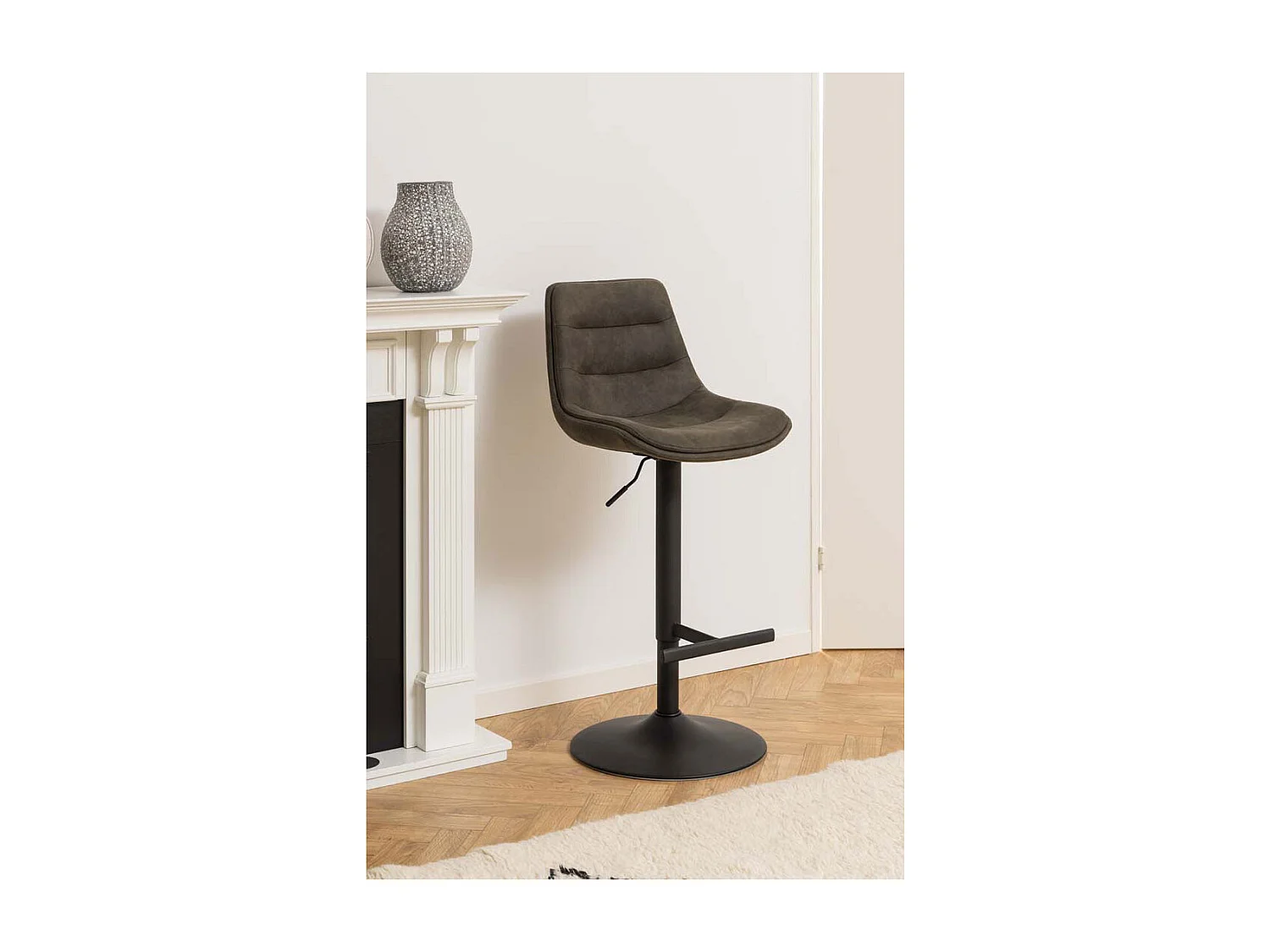 Adisa tabouret de bar gris.