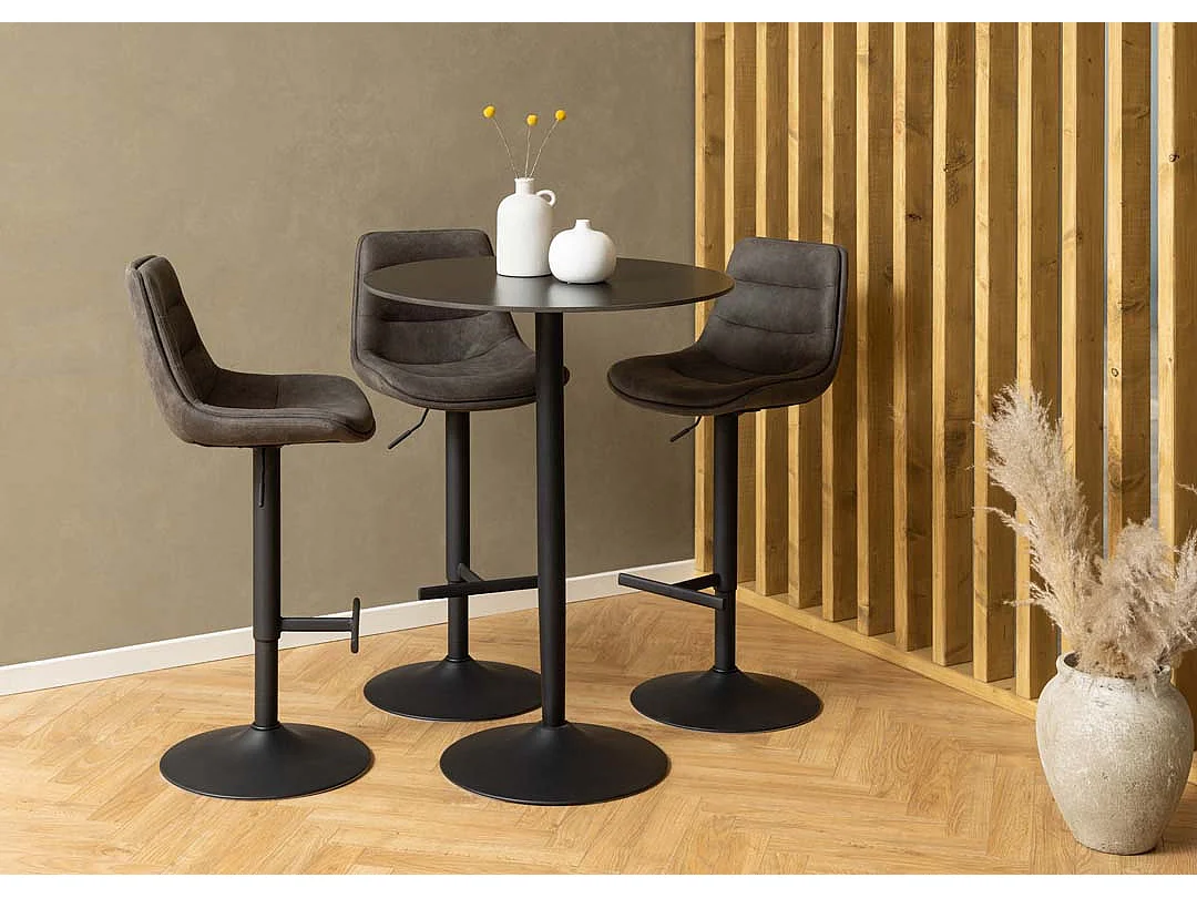 Adisa tabouret de bar gris.