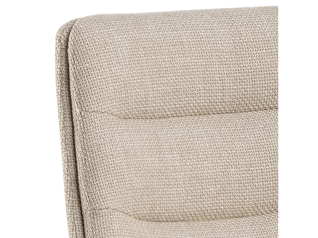 Adisa tabouret de bar réglable en hauteur fonction pivotante beige.