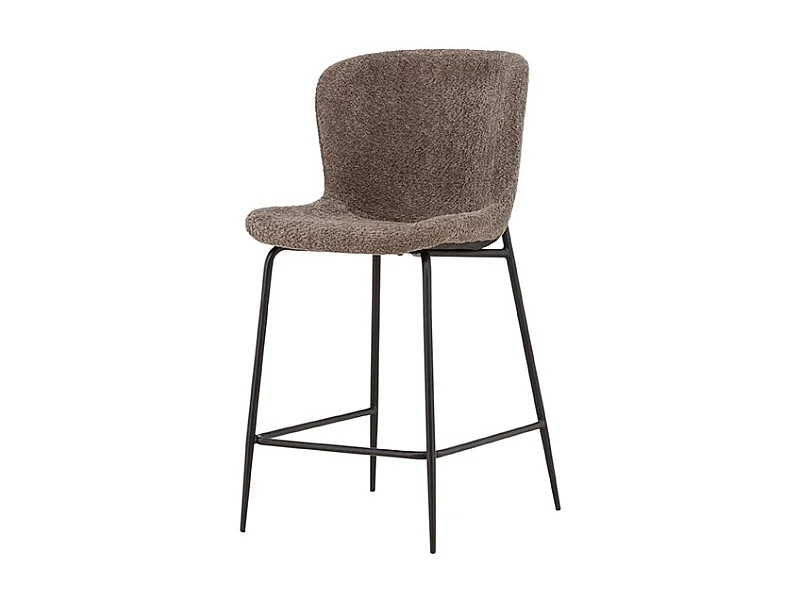 Sgabello da bar Modesto marrone.