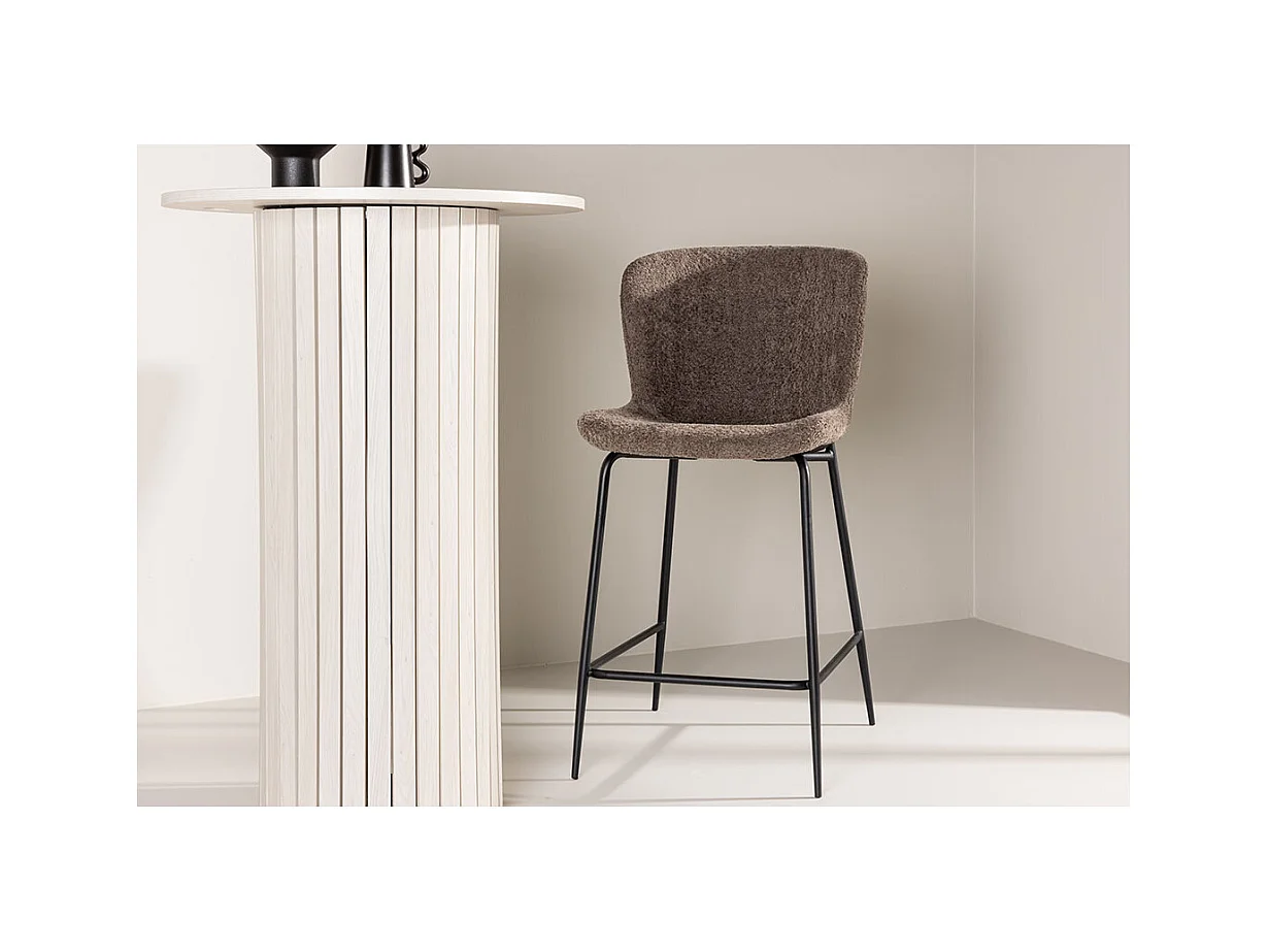 Sgabello da bar Modesto marrone.