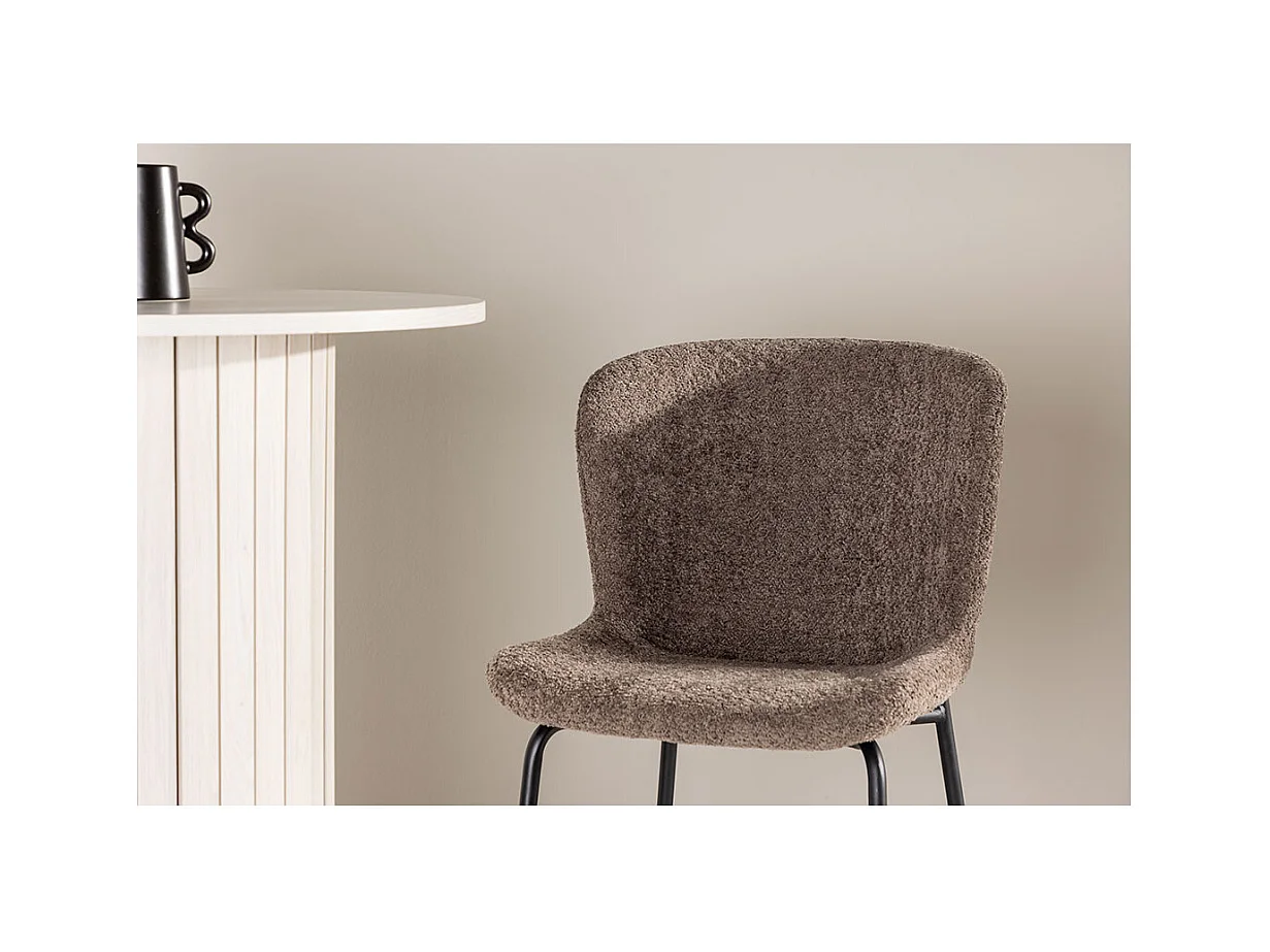 Sgabello da bar Modesto marrone.