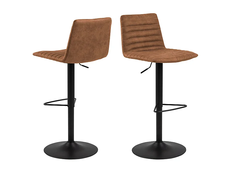 Kimmy Barhocker Braun, schwarz.