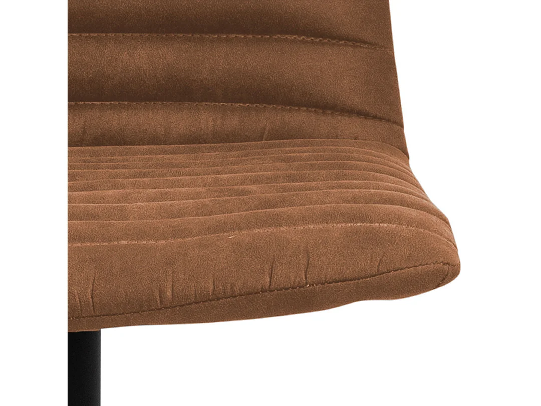 Kimmy Tabouret de bar, marron, noir.