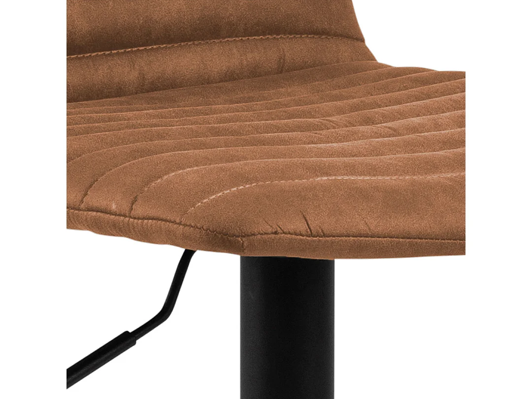 Kimmy Tabouret de bar, marron, noir.