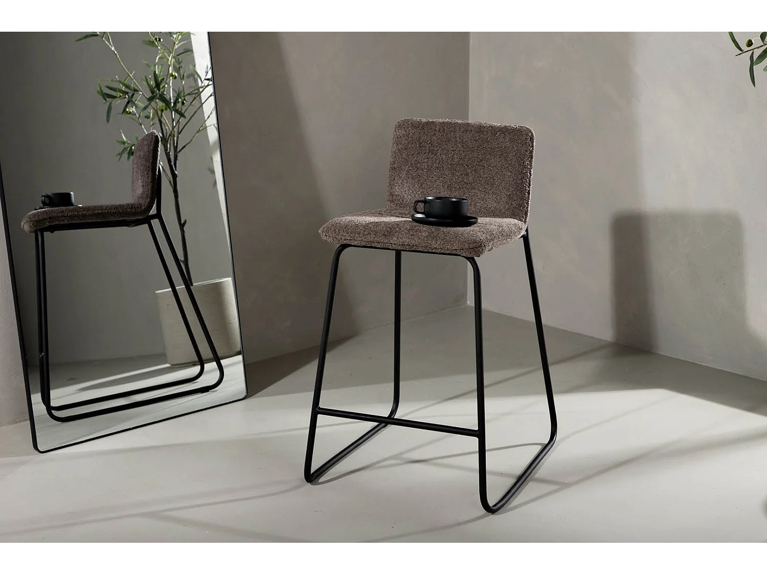 Bisbee tabouret de bar marron.