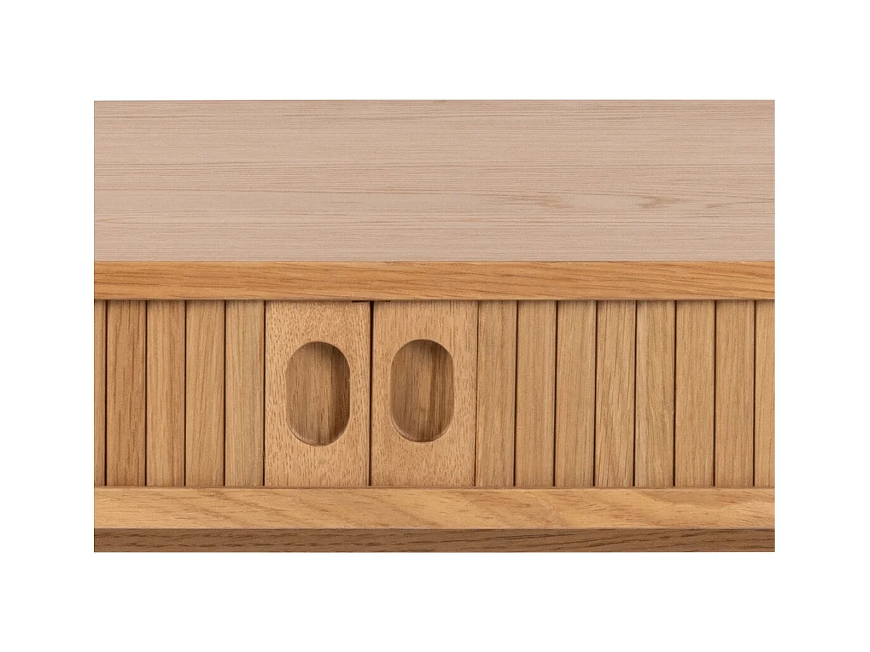 Langley bureau 2 portes coulissantes chêne décor.