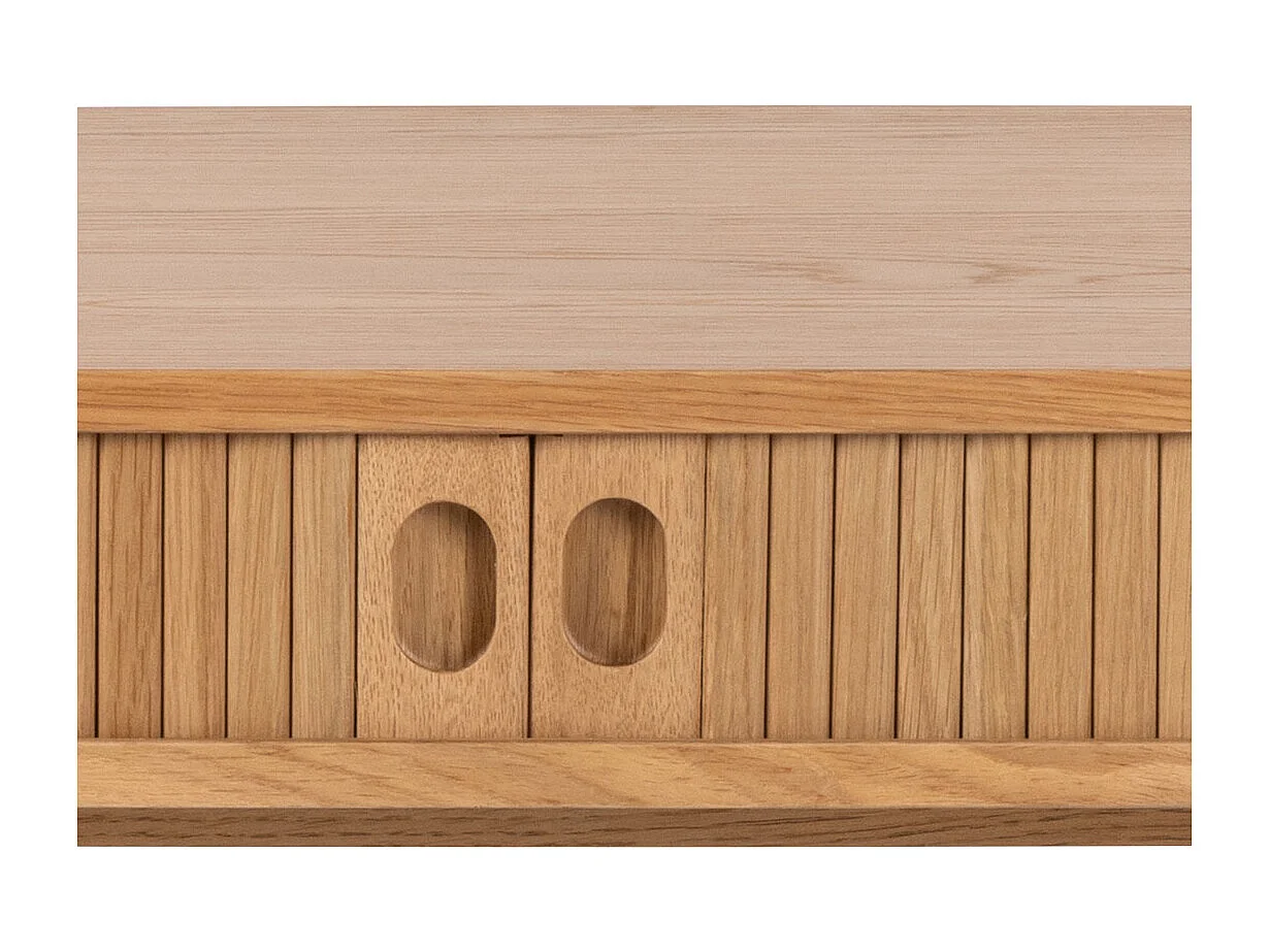 Langley bureau 2 portes coulissantes chêne décor.