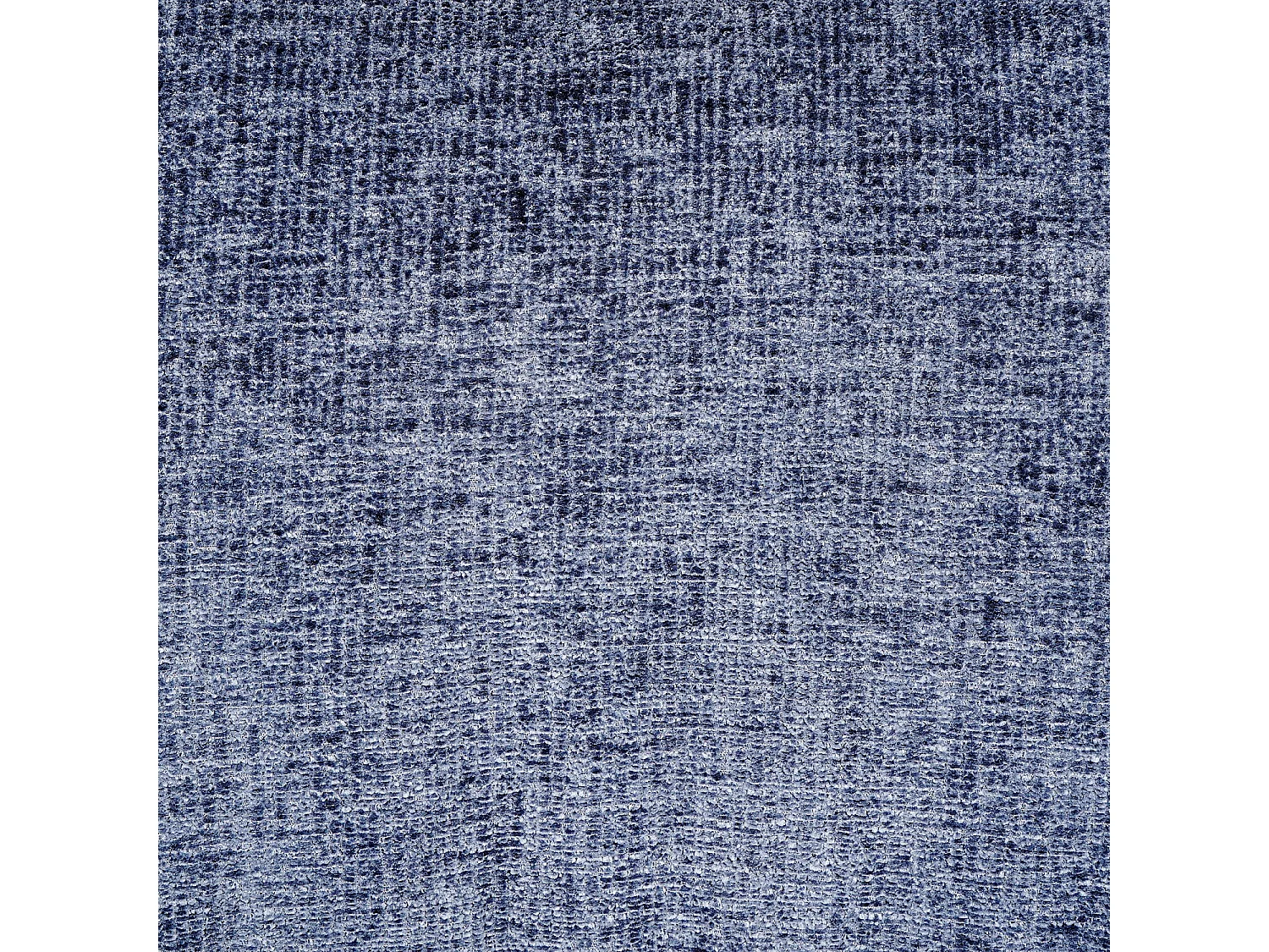 Habitat - Chaise pivotante en tissu chenille et métal noir avec accoudoirs - Bleu nuit - Mogila