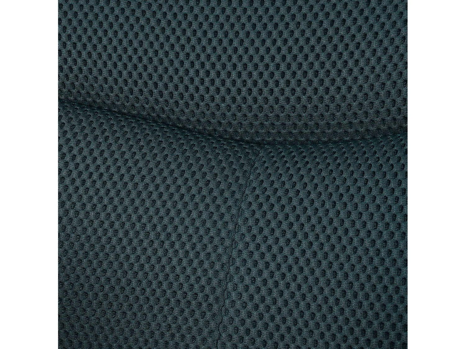 Habitat - Chaise pivotante en tissu 3D et métal noir avec accoudoirs - Bleu canard - Arzana