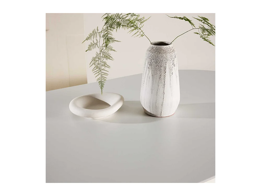 Table à Manger Design "Havstenssund" 220cm Blanc