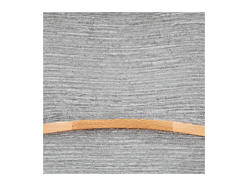 Habitat - Lot de 2 chaises pivotantes en tissu et chêne - Gris argent - Timiso