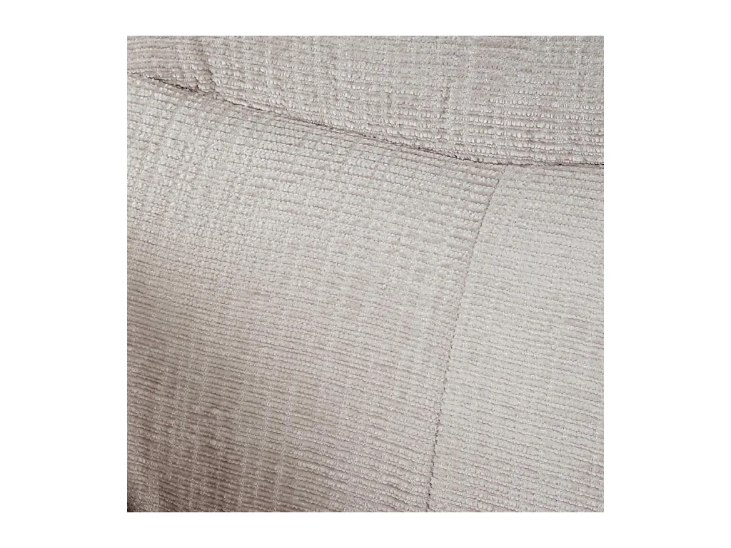 Habitat - Chaise pivotante en tissu chenille et chêne avec accoudoirs - Ivoire - Arzana