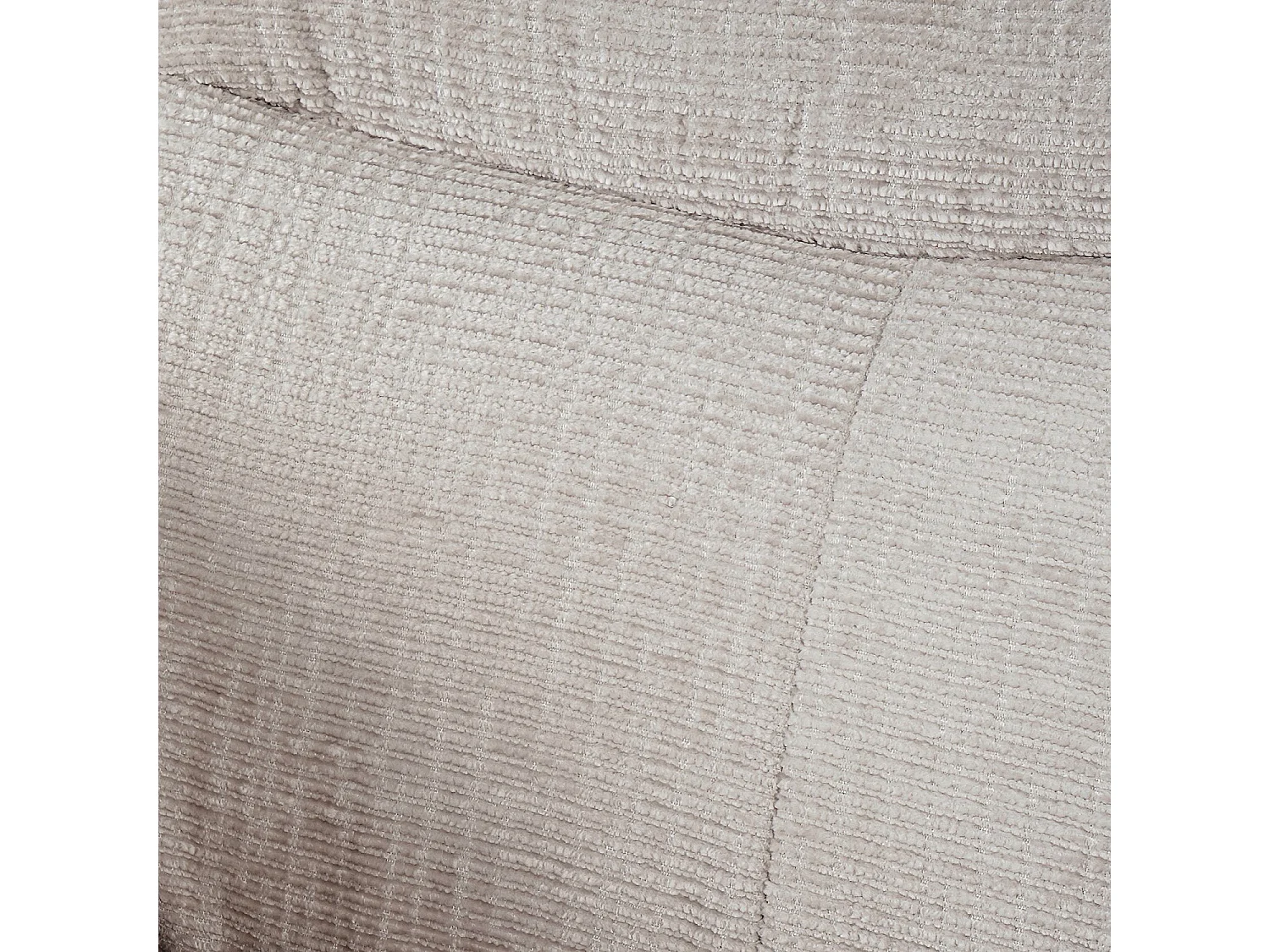 Habitat - Chaise pivotante en tissu chenille et chêne avec accoudoirs - Ivoire - Arzana