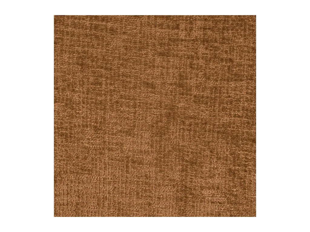 Habitat - Chaise pivotante en tissu chenille et métal noir avec accoudoirs - Ocre foncé - Mogila